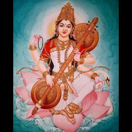 Saraswati Vandana - ya kundendu - English  Translation and Meaning with Sanskrit Lyrics